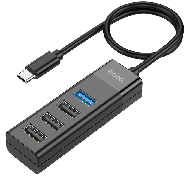Hoco HB25 4-in-1 USB Type-C To USB 3.0 &amp; USB 2.0 Converter