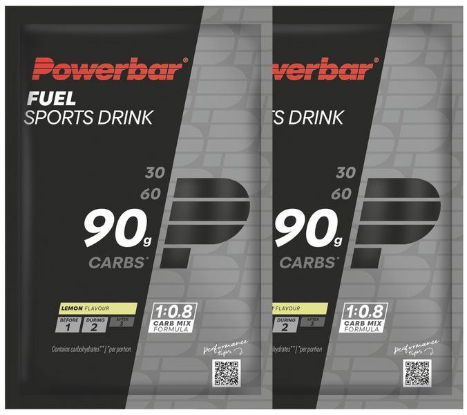 PowerBar Fuel 90 Sports Drink Lemon 94gr (2 Pack)