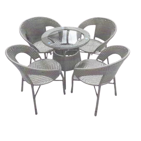 Patio Set 5 Piece Silver Grey Colour Shop Today. Get it