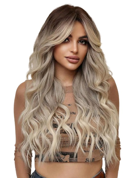 Ombre Long Curly Synthetic Wig | Shop Today. Get it Tomorrow ...