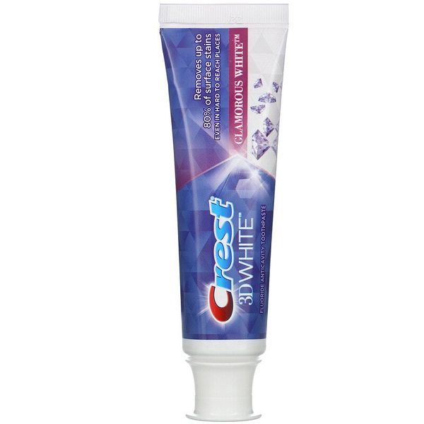 Crest 3D White, Fluoride Anticavity Toothpaste - 116g (Glamorous White)