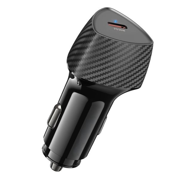 Single-Port PD30W Type-C Car Charger Super Fast Charger Adapter BZ31B