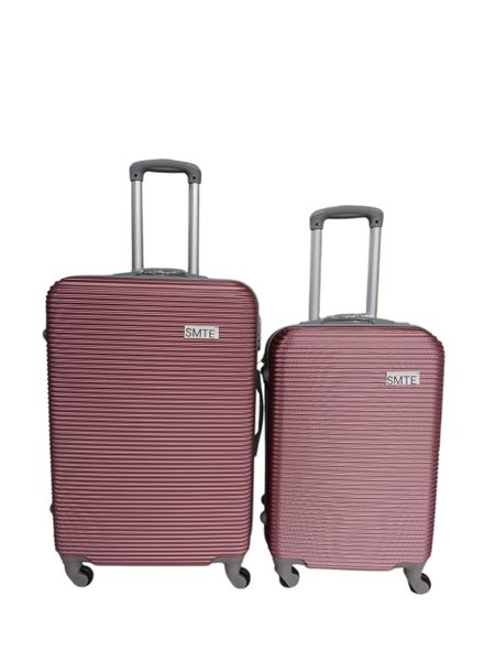 2 Piece Hard Outer Shell 22 lnch and 25 lnch - Pink