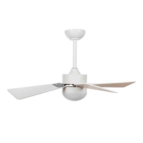 Ceiling Fan Light with 4 Wooden Blades &amp; 6-Speed &amp; 3 Color Lighting Stylish