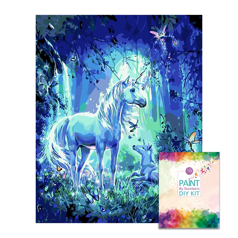 Easy Craft Paint by Number DIY Kit, 50x40cm- Unicorns | Shop Today. Get ...