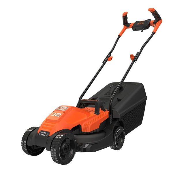 1200W Electric Lawn Mower with 32cm Cutting Width - Easy &amp; Lightweight