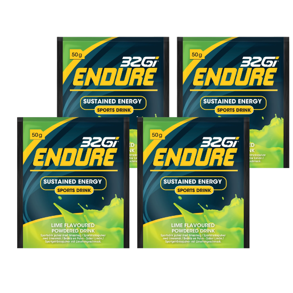 32Gi |Endure Sports Drink | Sustained Energy | Lime |50g| 4 Sachets