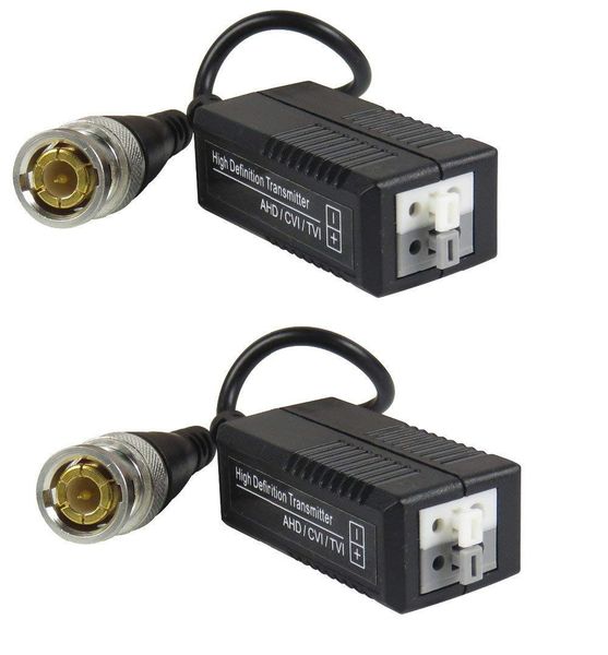 2 Piece Passive HDCVI Transceiver Single Channel CCTV Camera Video Balun