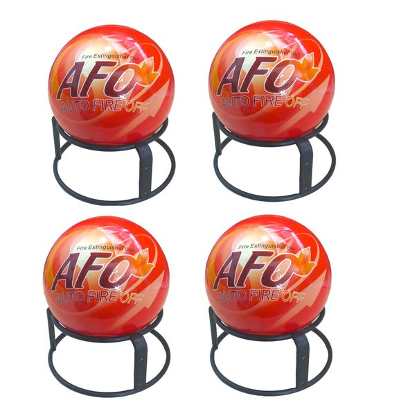 AFO Fire Extinguishing Ball - Fire Suppression Device - 4 Pack