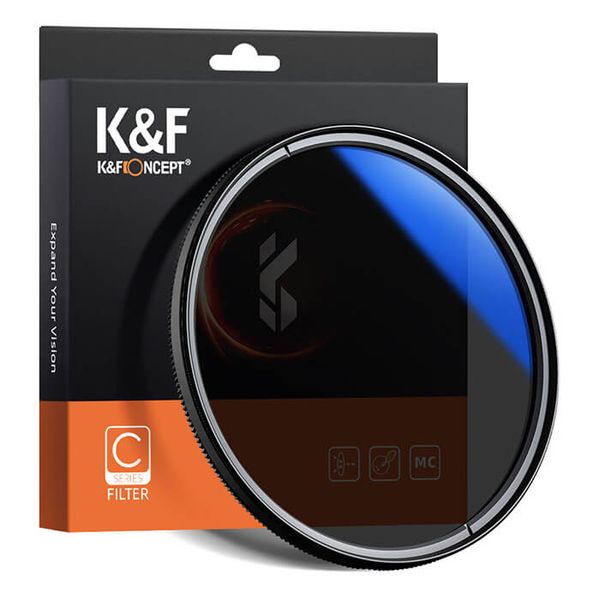 K&amp;F Concept 37mm Blue Classic Series Slim Multi Coated CPL lens filter