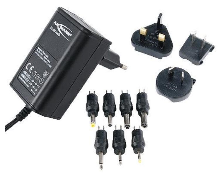 Ansmann (1209-0000) AC/DC Power Supply, 3 to 12V Adjustable