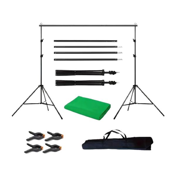 2 x 3m Studio Photography Background Frame with Extendable Pole