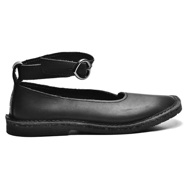 Women Closed Toe TPR Sole Ankle Strap Pumps