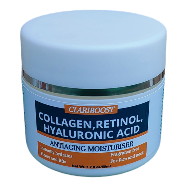 Clariboost Collagen, Retinol, Hyaluronic Acid Antiaging Moisturiser-50ml