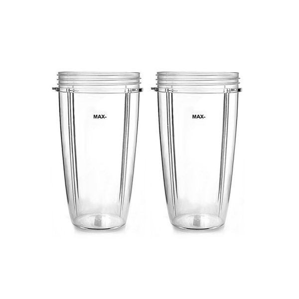 Replacement Cups with Lids (945 ml) - Set of 2 compatible with Nutribullet