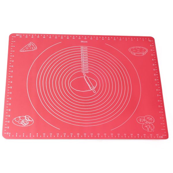 Silicone mat for rolling out dough and baking