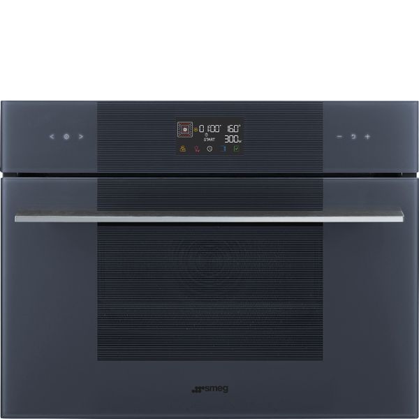 Smeg SO4102M1G Neptune Grey Linea 60cm Compact Microwave/Oven Combination