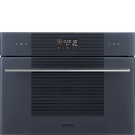 Smeg 60x45 CM LINEA COMPACT MICROWAVE OVEN NEPTUNE GREY | Shop Today ...