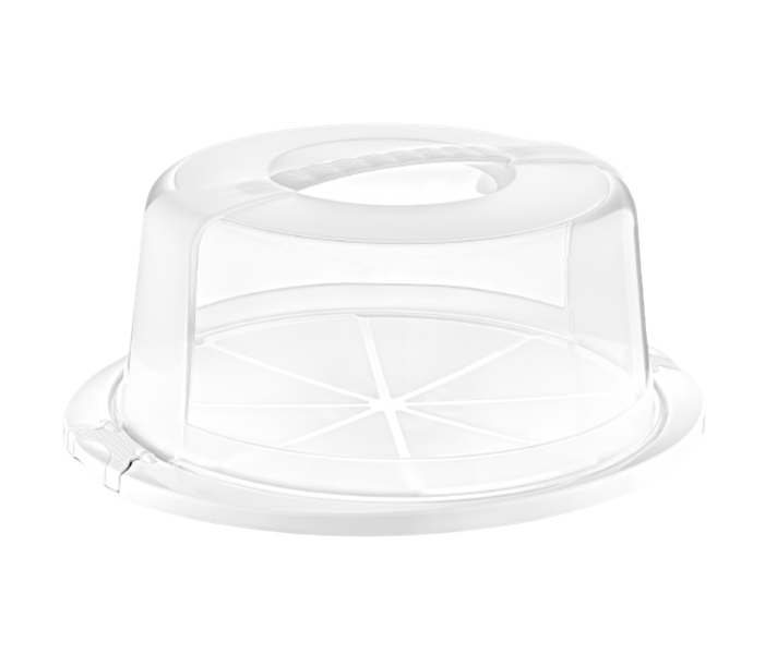 Cake Plate and Dome White 39x17cm Round Candy Hobby Life