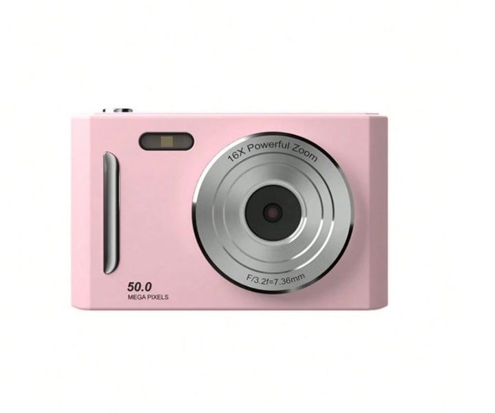 50MP 16X Zoom CCD Digital Camera with Photo Printer, 2.4" Screen