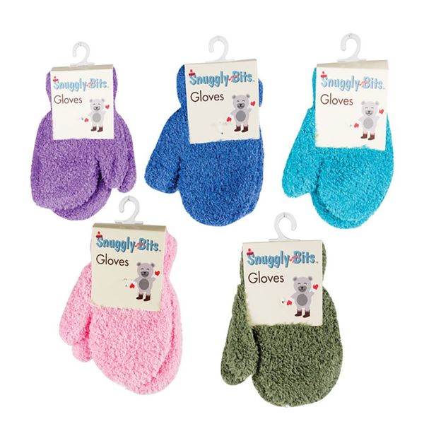Plush Gloves Toddler Mittens (5 Pack)
