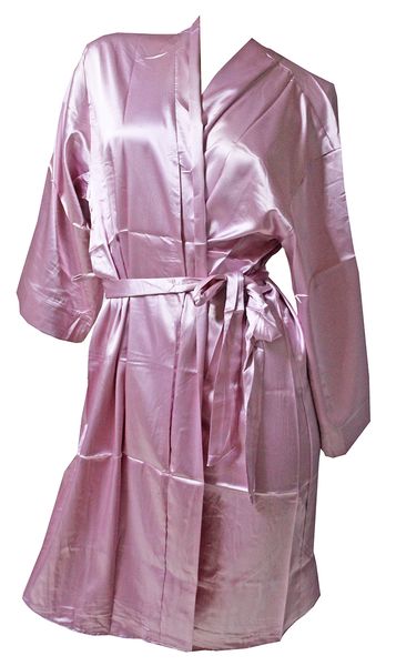 Short Satin Gown