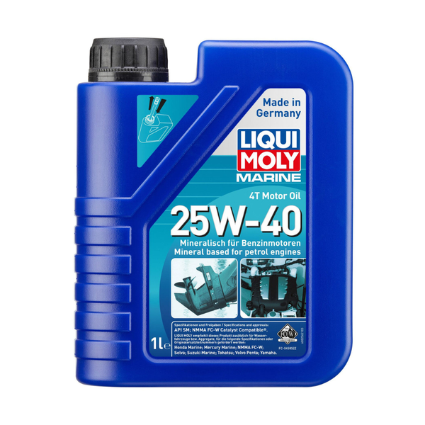 Liqui Moly Marine 4T 25W40 Motor Oil - 1L