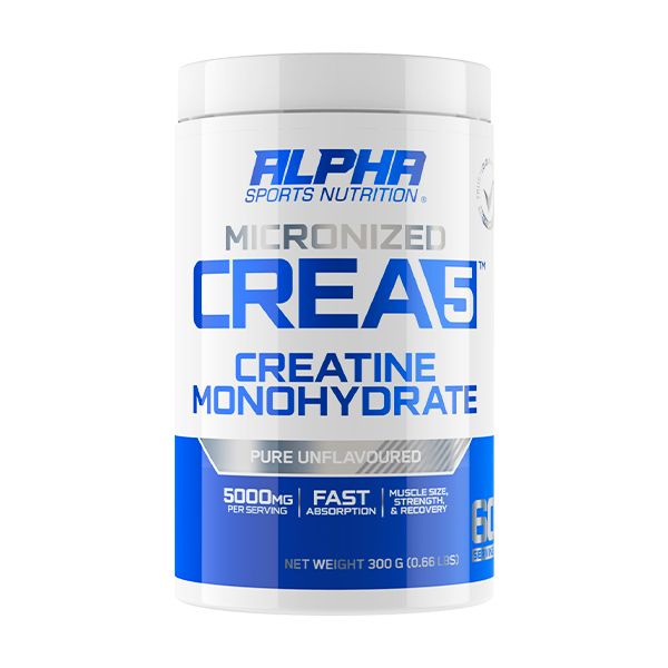 Alpha Sports Nutrition Crea5 - Creatine Monohydrate - 300g