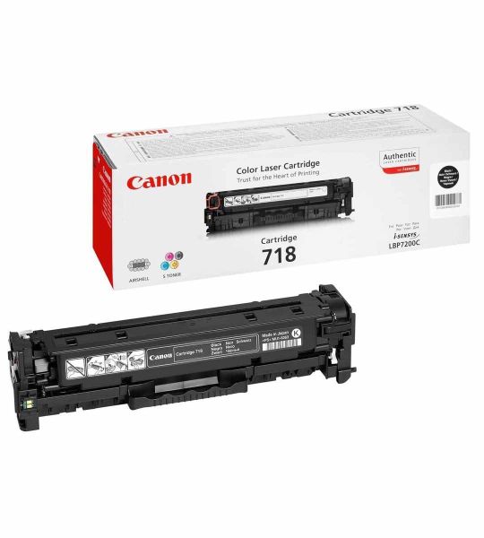Canon 718 Original Black Toner Cartridge