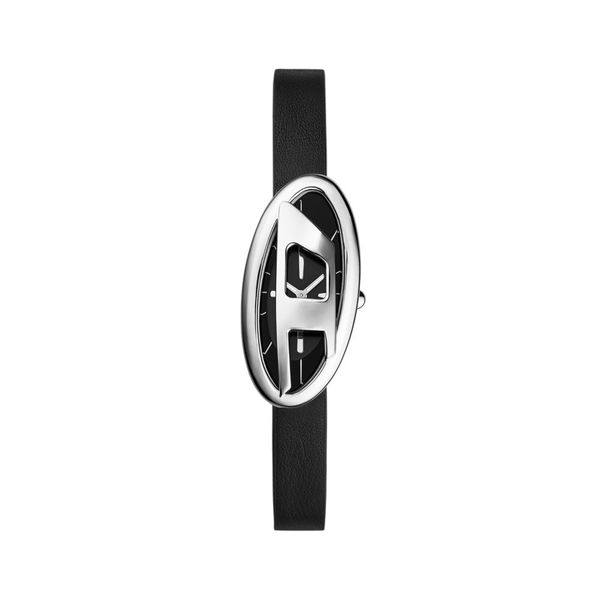 Diesel D-Era Womens Silver Stainless Steel Strap Watch-DZ5612