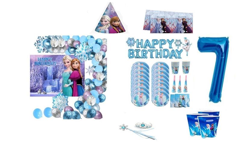 Frozen party box for a 7 year birthday