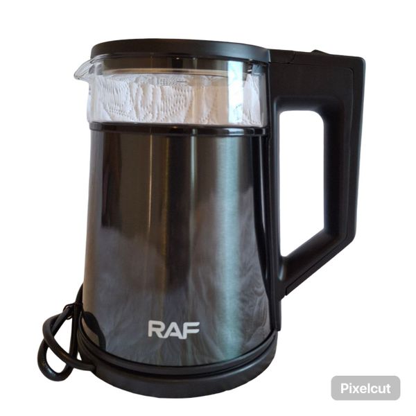 RAF Green, Black Stainless Steel 1.8 L Kettle