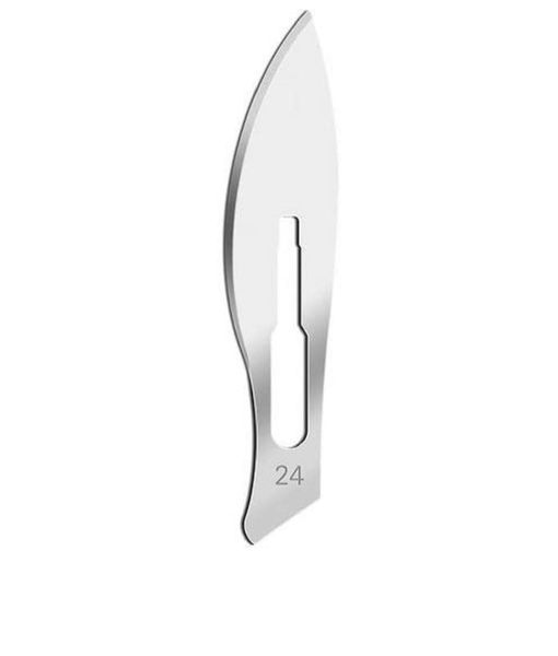 Surgical Blades Carbon Steel 100'S {size 24}