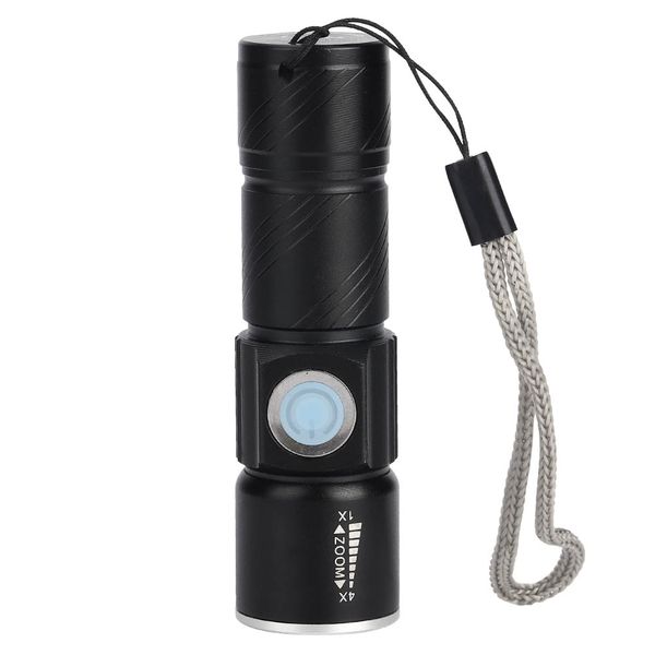 Aluminum Alloy USB - Rechargeable UV Flashlight