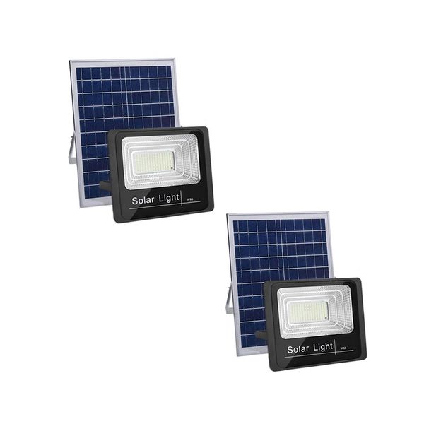 Set Of 2 25W Solar Flood Light CL-730
