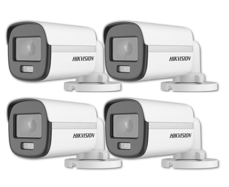 Hikvision 1080P Coloru Bullet Camera with Smart Hybrid Light &amp; Audio