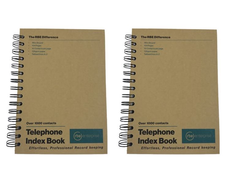 RBE -Telephone Index Book A to Z -2's