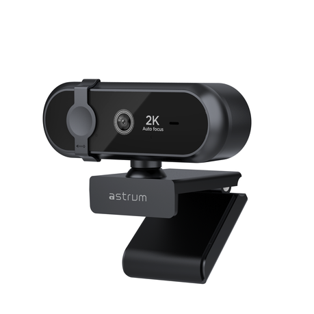 Astrum HD USB Webcam - 2K QHD, Mic, 360 Rotation, Autofocus - WM210 Image