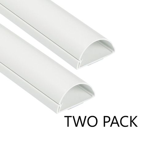  D-Line 1M5025W 50x25mm Trunking, 1-Meter Length, White :  Electronics