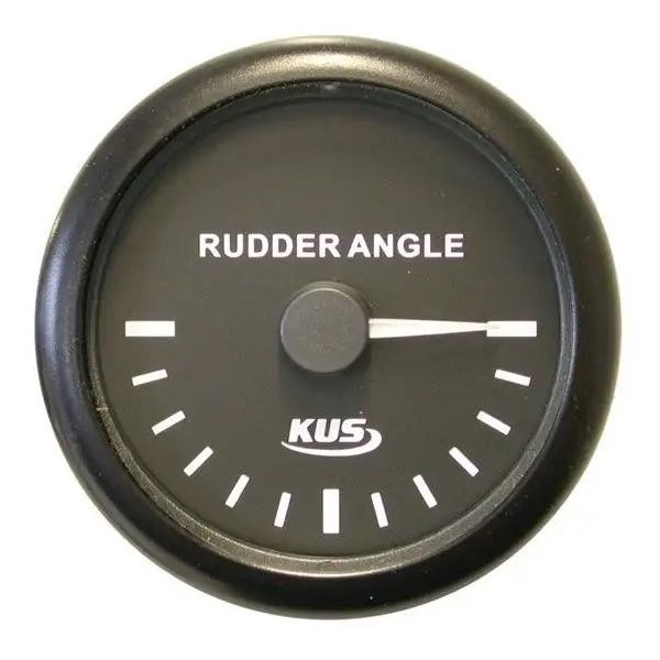 KUS Marine Grade Rudder Angle Meter for Boats - 12 Volt (52mm)