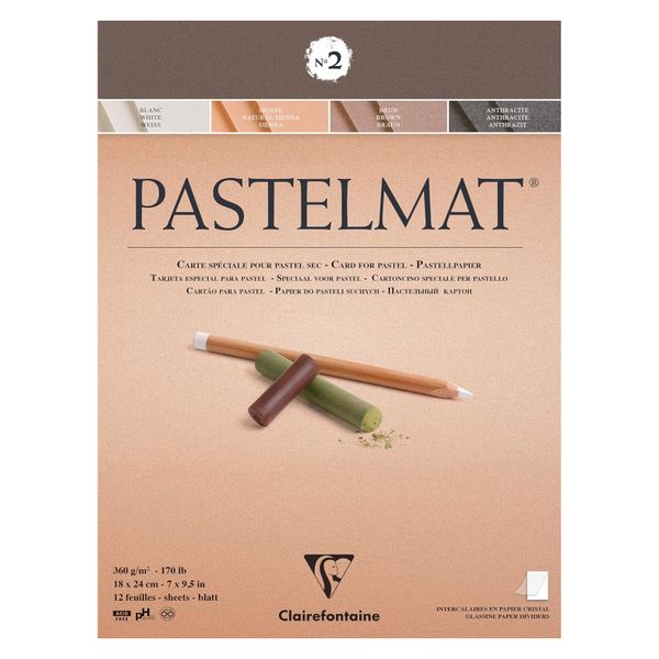 Clairefontaine Pastelmat pad no.2, 18 x 24cm