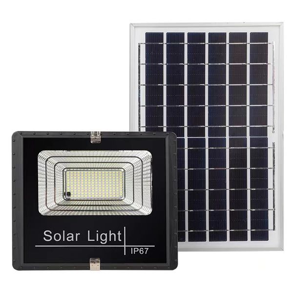 100W IP66 Outdoor LED Flood Solar Flood Light with Remote control