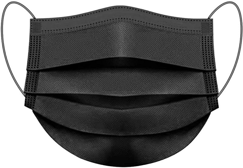 Face Mask - Kids Disposable Masks - Black (Pack of 50)