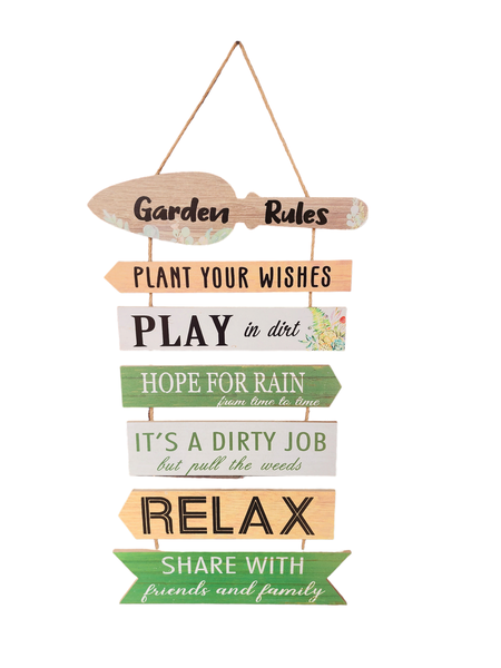 Hanging Garden Wood Wall Art