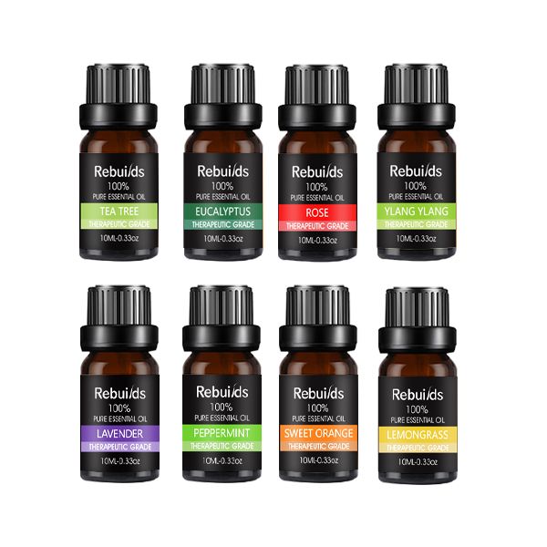 Essential Oil Favourites Gift 8 Pack 10ml (Including Popular Rose)