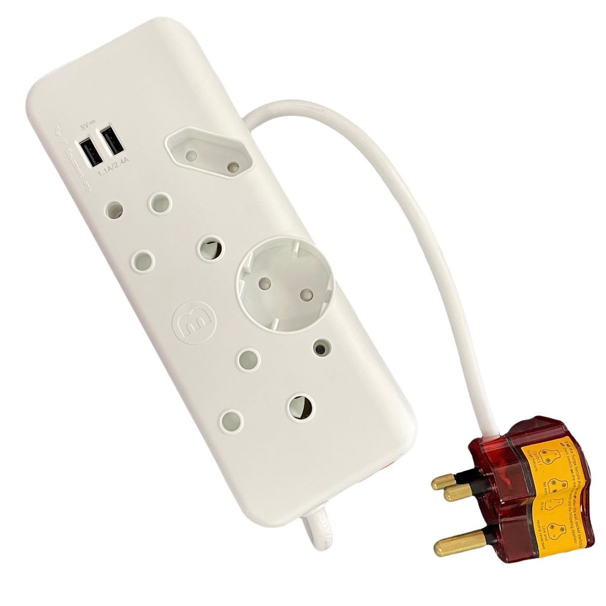 Ellies 4 Way + 2 USB Socket High Surge Protector Shop Today. Get it