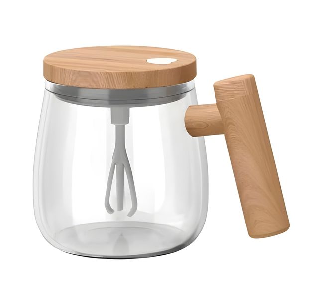Portable Coffee Mug Auto Shut-Off High Borosilicate Glass