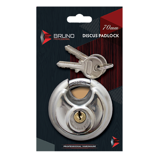 Bruno Discus Padlock - 90Mm