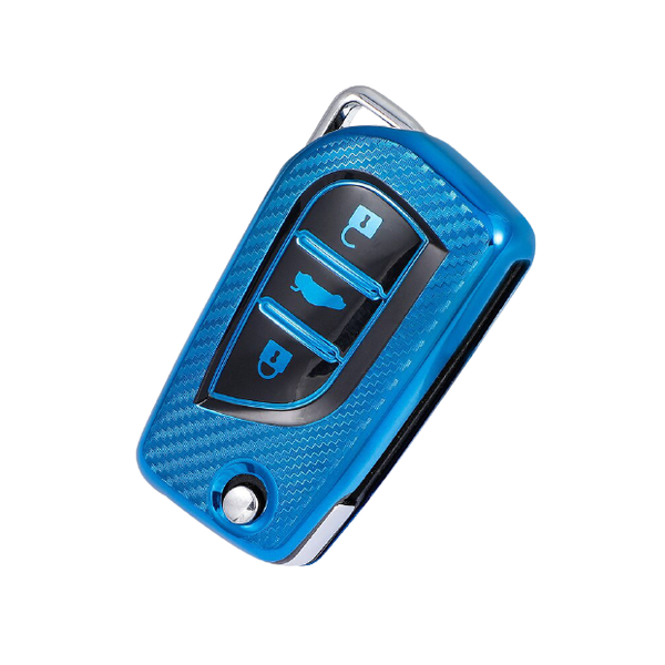 Toyota Hilux - TPU Key Cover - Carbon Pattern