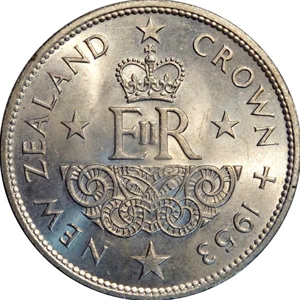 1953 New Zealand Crown Elizabeth II 1st Portrait Coronation